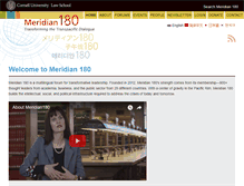 Tablet Screenshot of meridian-180.org
